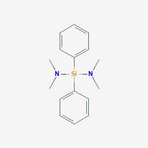 molecular formula C16H22N2Si B094549 Bis(dimethylamino)diphenylsilane CAS No. 1027-62-9