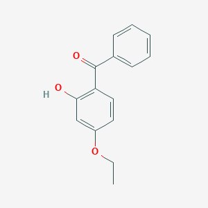 molecular formula C15H14O3 B094575 4-Ethoxy-2-hydroxybenzophenone CAS No. 15889-70-0