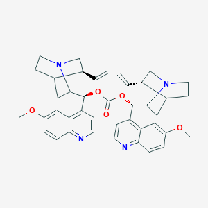 bis[(S)-[(5S)-5-ethenyl-1-azabicyclo[2.2.2]octan-2-yl]-(6-methoxyquinolin-4-yl)methyl] carbonate