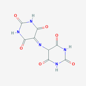 molecular formula C8H5N5O6 B094613 5,5'-Azanylylidene-bis-pyrimidine-2,4,6-trione CAS No. 121-08-4