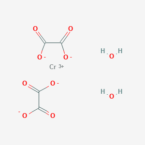 molecular formula C4H4CrO10- B094627 Bis(oxalato)chromate(III) CAS No. 18954-99-9