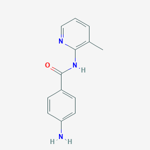 Benzamide, p-amino-N-(3-methyl-2-pyridyl)-