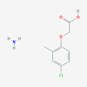 molecular formula C9H12ClNO3 B094638 Ammonium 4-chloro-2-methylphenoxyacetate CAS No. 19480-39-8