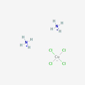 molecular formula Cl4CuH8N2 B094644 Ammonium cupric chloride CAS No. 15610-76-1