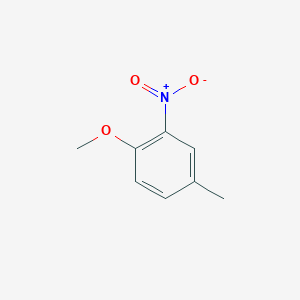molecular formula C8H9NO3 B094649 1-Methoxy-4-methyl-2-nitrobenzene CAS No. 119-10-8