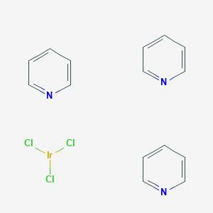 molecular formula C15H15Cl3IrN3 B094650 Trichlorotris(pyridine)iridium(III) CAS No. 15617-27-3