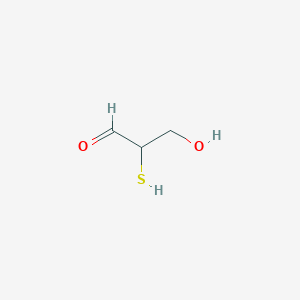 molecular formula C3H6O2S B094669 2-Thioglyceraldehyde CAS No. 15890-66-1