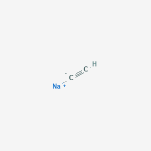 molecular formula C2HNa B094686 Sodium acetylide CAS No. 1066-26-8