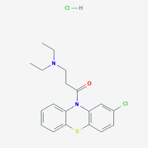 molecular formula C19H22Cl2N2OS B094691 Chloracyzine hydrochloride CAS No. 1045-82-5