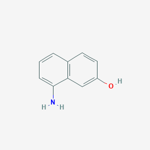 molecular formula C10H9NO B094697 1-Amino-7-naphthol CAS No. 118-46-7