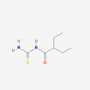 B094698 (2-Ethyl-butanoyl)thiourea CAS No. 17464-80-1