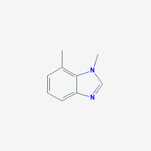 molecular formula C9H10N2 B094719 1,7-dimethyl-1H-benzimidazole CAS No. 17583-45-8