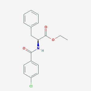 ethyl (2S)-2-[(4-chlorobenzoyl)amino]-3-phenylpropanoate