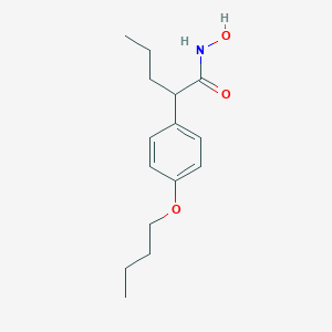 Acetohydroxamic acid, 2-(4-butoxyphenyl)-2-propyl-