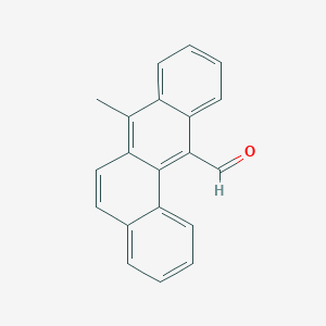 molecular formula C20H14O B094730 BENZ(a)ANTHRACENE-12-CARBOXALDEHYDE, 7-METHYL- CAS No. 17513-40-5