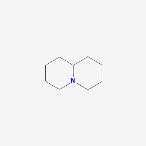 molecular formula C9H15N B094752 1,3,4,6,9,9a-Hexahydro-2H-quinolizine CAS No. 1004-86-0