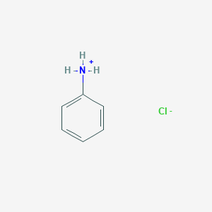 molecular formula C6H8ClN<br>C6H7N . HCl<br>C6H8ClN B094754 Aniline hydrochloride CAS No. 142-04-1