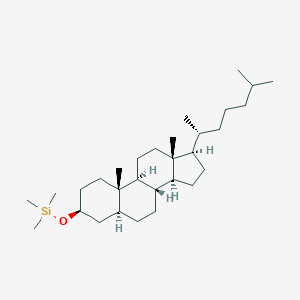 molecular formula C30H56OSi B094756 3beta-(Trimethylsiloxy)-5alpha-cholestane CAS No. 18880-51-8