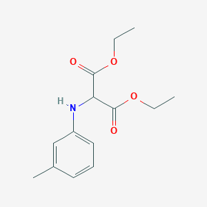 Diethyl (3-methylanilino)propanedioate