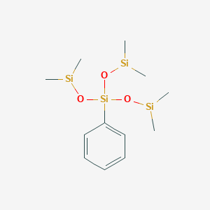 molecular formula C12H23O3Si4 B094767 Phenyltris(dimethylsiloxy)silane CAS No. 18027-45-7