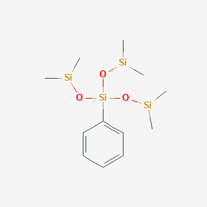 molecular formula C12H23O3Si4 B094767 Tris(dimethylsiloxy)phenylsilane CAS No. 18027-45-7