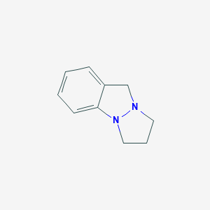 molecular formula C10H12N2 B009477 1,2,3,5-Tetrahydropyrazolo[1,2-a]indazole CAS No. 106662-04-8
