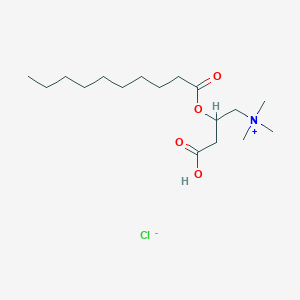 molecular formula C17H34ClNO4 B094770 Decanoyl-L-carnitine chloride 