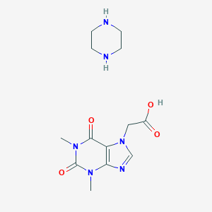 molecular formula C100H150N46O32 B094771 Acefylline Piperazine CAS No. 18833-13-1