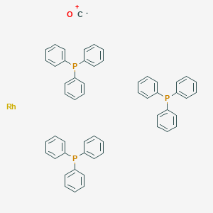 molecular formula 3C18H15P.CO.HRh B094772 Carbonylhydridotris(triphenylphosphine)rhodium(I) CAS No. 17185-29-4