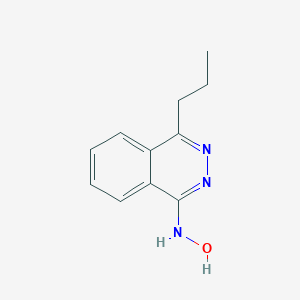 molecular formula C11H13N3O B094789 1-Nitroso-4-propyl-2,3-dihydrophthalazine CAS No. 17045-97-5