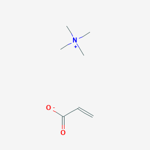 molecular formula C7H15NO2 B094793 Methanaminium, N,N,N-trimethyl-, 2-propenoate CAS No. 16431-85-9