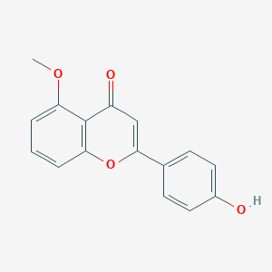 molecular formula C16H12O4 B009480 4'-Hydroxy-5-methoxyflavone CAS No. 106848-87-7