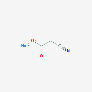 molecular formula C3H2NNaO2 B094801 Sodium cyanoacetate CAS No. 1071-36-9