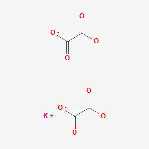 molecular formula C2H4K2O6 B094818 Ethanedioic acid, potassium salt (2:1) CAS No. 127-96-8
