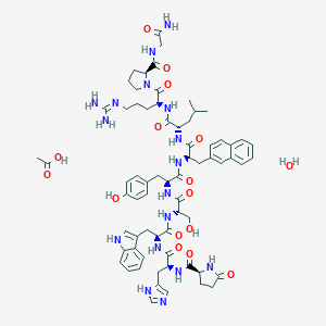 molecular formula C68H89N17O16 B009483 Synarel CAS No. 86220-42-0