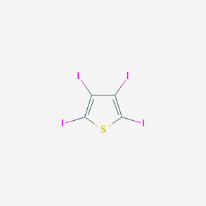 molecular formula C4I4S B094830 Thiophene, tetraiodo- CAS No. 19259-11-1