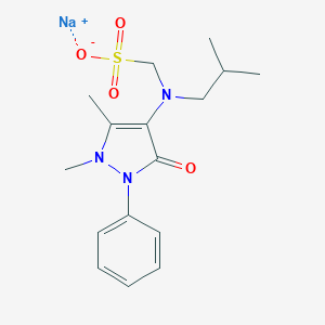 molecular formula C16H22N3NaO4S B094837 Dibupyrone CAS No. 1046-17-9