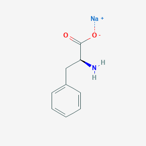molecular formula C9H10NNaO2 B094848 Phenylalanine sodium CAS No. 16480-57-2