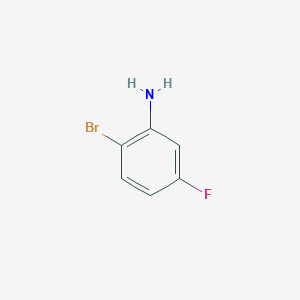 molecular formula C6H5BrFN B094856 2-Bromo-5-fluoroaniline CAS No. 1003-99-2