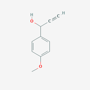 molecular formula C10H10O2 B094857 1-(4-Methoxyphenyl)prop-2-yn-1-ol CAS No. 19115-30-1