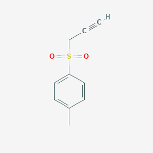molecular formula C10H10O2S B094863 Benzene, 1-methyl-4-(2-propynylsulfonyl)- CAS No. 16192-07-7