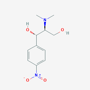molecular formula C11H16N2O4 B094877 (1S,2S)-2-(dimethylamino)-1-(4-nitrophenyl)propane-1,3-diol CAS No. 18867-44-2