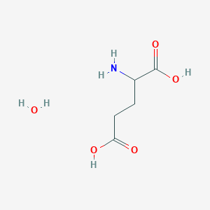 molecular formula C5H11NO5 B094878 DL-Glutamic acid hydrate CAS No. 19285-83-7