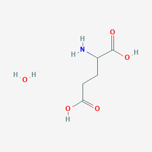 molecular formula C5H11NO5 B094878 DL-谷氨酸单水合物 CAS No. 19285-83-7