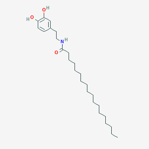 molecular formula C26H45NO3 B009488 N-Stearoyldopamine CAS No. 105955-10-0