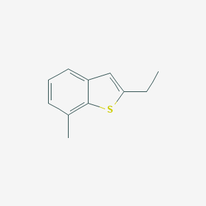 molecular formula C11H12S B094883 2-Ethyl-7-methyl-1-benzothiophene CAS No. 16587-43-2