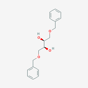 molecular formula C18H22O4 B094886 (-)-1,4-Di-O-benzyl-L-threitol CAS No. 17401-06-8