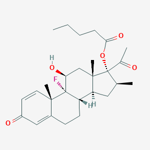molecular formula C27H37FO5 B094889 9-Fluoro-11beta,17-dihydroxy-16beta-methylpregna-1,4-diene-3,20-dione 17-valerate CAS No. 15423-85-5
