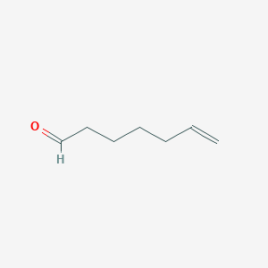 molecular formula C7H12O B094891 hept-6-enal CAS No. 17206-61-0
