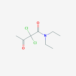 molecular formula C8H13Cl2NO2 B094899 2,2-Dichloro-N,N-diethyl-3-oxobutyramide CAS No. 16695-57-1